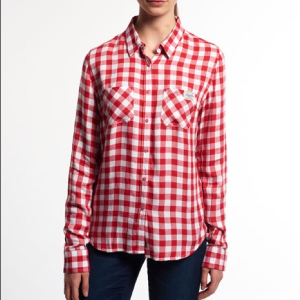 3/$15 BUNDLE💫 NWOT Superdry Flannel Top